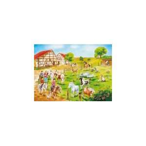  Pony Farm   100 Large pieces Jigsaw Puzzle Toys & Games