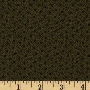   Dots Dark Green Fabric By The Yard jo_morton Arts, Crafts & Sewing