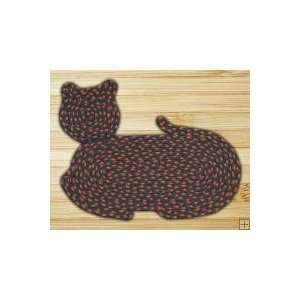   Cat Shaped Braided Jute Area Rug Carpet by Earth Rugs
