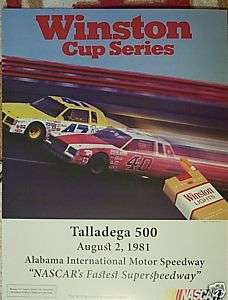 NASCAR 1981 Talladega 500 Ron Bouchard #47 Buick Regal Winston Cup 