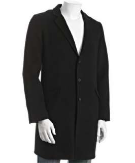 Theory black wool cashmere Prescott DF Imperial coat   up to 