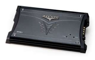 com Kicker 08ZX10001 1000 Watt Class D Mono Subwoofer Amplifier Car 