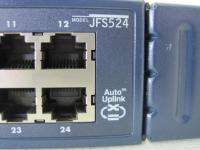 NETGEAR 24 Ports Fast Ethernet Switch JFS524 with Ears  