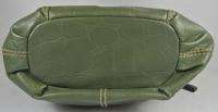 TIGNANELLO Croco Embossed LEATHER Crossbody HOBO Bag GREEN Handbag 