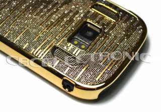   Dark Gold Bling hard case skin back cover for nokia C7 C7 00  