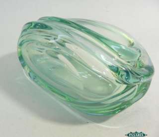Bohemian Czech Glass Ashtray F Zemek For Mstisov Ca1959  