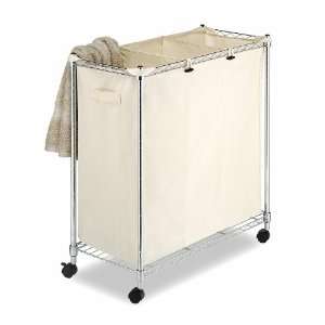  Canvas and Steel Laundry Sorting Cart