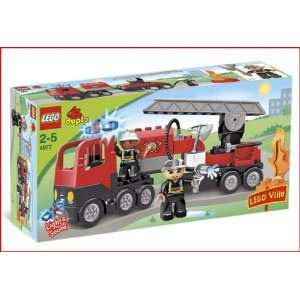  Lego Duplo Legoville Fire Truck Style# 4997 Toys & Games