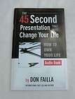 The 45 Second Presentation​.Audio Book   D. Failla NEW