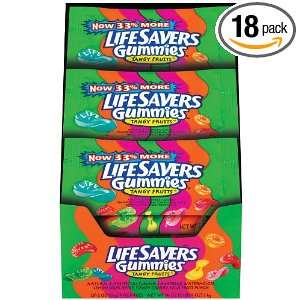 LifeSavers Gummies, Tangy Fruits, 2 Ounce Pouches (Pack of 18)  