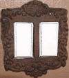 Double Wall Switch Cover Antique Rust Decora Rocker  