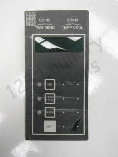 Dexter Single Pocket Dryer Touch Pad 9801 058 001  