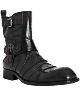 Mark Nason Rock Lives black leather seamed Crowbar ankle boots 