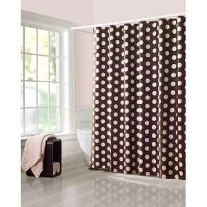   and Brown Fabric Shower Curtain   72 in. W x 72 in. L