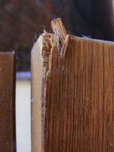 Lightweight Brown Solid Wood Wooden Folding Door Room Divider w 