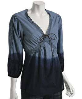 Sanctuary blue dip dyed cotton Shiloh tunic  