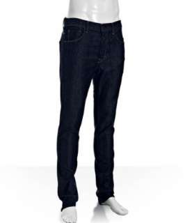 for All Mankind dark wash buttonfly Cooper slim skinny leg jeans 