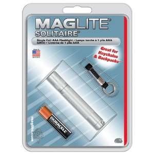  Maglite Solitaire Flashlight   Silver Body