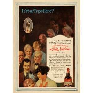 1916 Ad Anheuser Busch Malt Nutrine Liquid Food Tonic   Original Print 