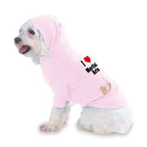 Love/Heart Martial Arts Hooded (Hoody) T Shirt with pocket for your 