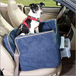 SNOOZER LUXURY LOOKOUT II PET CAR BOOSTER SEAT SUEDE  