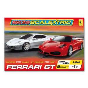  Scalextric Micro   1/64 Ferrari GT Micro Race Set (Slot 