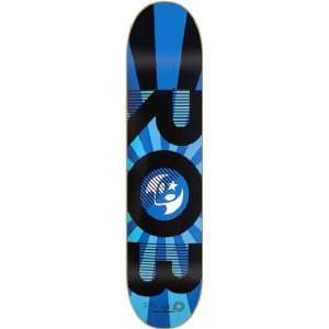   Dyrdek Rising Mini Skateboard Deck   7.40 Blue