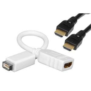  JPQuality® Mini DVI to HDMI Adapter Cable + 15FT HDMI Cable 