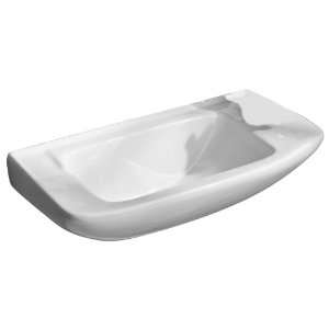   25011 00.001 Elfe Wall Mounted Hand Basin, White