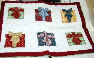 NEW Pottery Barn Christmas PRESENTS Twin Quilt/Sham ~VERY RARE 