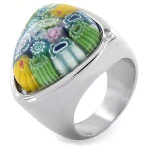   Murano Style Glass Ring   Size 6 West Coast Jewelry Jewelry