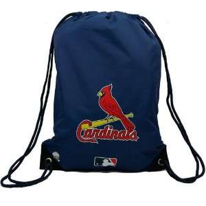 St Louis Cardinals Navy Blue Nylon Drawstring Backpack 