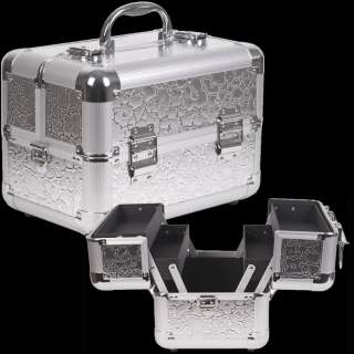 Makeup Cosmetic Train Case Organizer Box Bag Kit AB2 5  