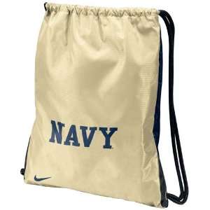  Nike Navy Midshipmen Navy Blue Gold Home & Away Gym Bag 