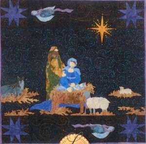 Mount Redoubt Nativity Christmas Applique Quilt Pattern  