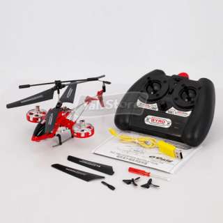   RC Helicopter with Red Gyro 4 Channel Radio Control Heli Toy  