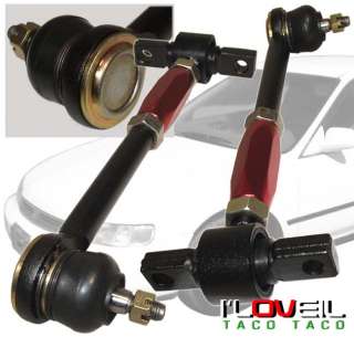 90 97 HONDA ACCORD 2 PIECE REAR ADJUSTABLE CAMBER KIT RED