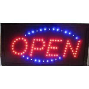  Flashing Controllable LED Open Sign 27.5 X 16 