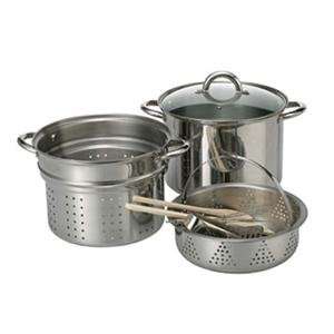  NEW 8 Piece SS Pasta Pot Set (Kitchen & Housewares 