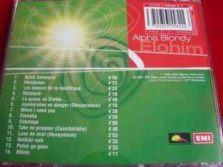 ALPHA BLONDY   ELOHIM   2001 CD  