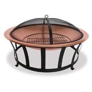  Fire Pit   Round Porcelain 30 With Mantle by Uniflame 