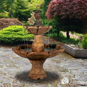 Henri Studio Finial Fountain   Ivory Patio, Lawn & Garden