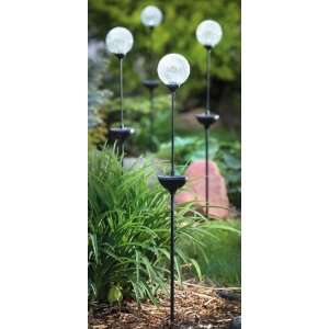   Pk. of Westinghouse Crackle Sphere Solar Lights Patio, Lawn & Garden