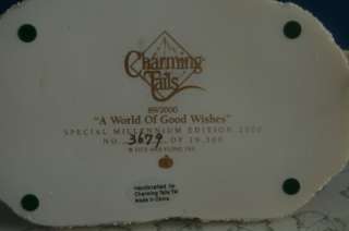 Charming Tails A World of Good Wishes 89/2000 Dove LE  