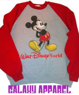 Vintage Mickey Mouse Walt Disney Crewneck Sweater Raiders  