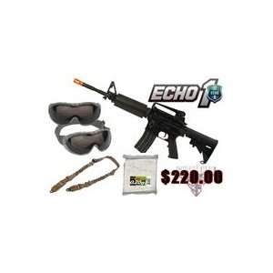Echo1 USA Stag 15 M4 Carbine AEG Airsoft Rifle  Sports 