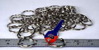 50   1.25 Split Ring Key Chains  