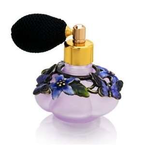  Purple Butterfly Decorative Perfume Bottle with Atomizer 
