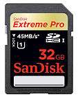 SANDISK EXTREME PRO 32GB SDHC UHS 1 45MBS 300X MEMORY CARD BRAND NEW 