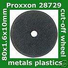 PROXXON 28729 3 1/8 80mm Cut off Wheel CHOP SAW BLADE